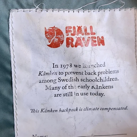 FJALLRAVEN Kanken Mini Backpack Teal Day Pack School College Swedish - Picture 6 of 12